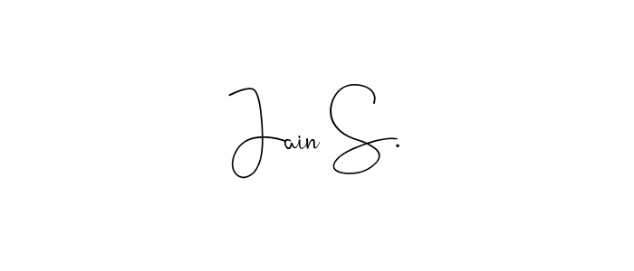 Check out images of Autograph of Jain S. name. Actor Jain S. Signature Style. Andilay-7BmLP is a professional sign style online. Jain S. signature style 4 images and pictures png
