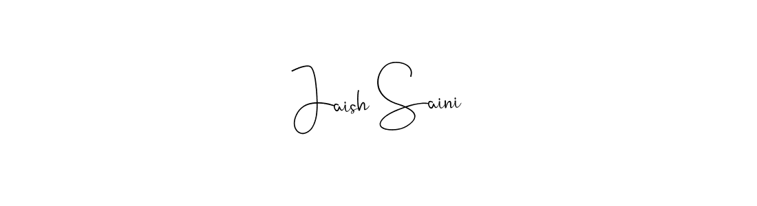 Make a beautiful signature design for name Jaish Saini. Use this online signature maker to create a handwritten signature for free. Jaish Saini signature style 4 images and pictures png