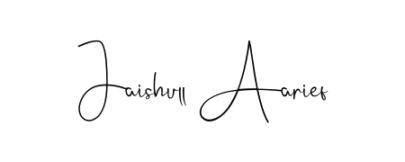 Looking for an artistic signature for Jaishull Aarief? The Andilay-7BmLP calligraphy style gives a sophisticated flow suitable for business cards and emails. Jaishull Aarief signature style 4 images and pictures png