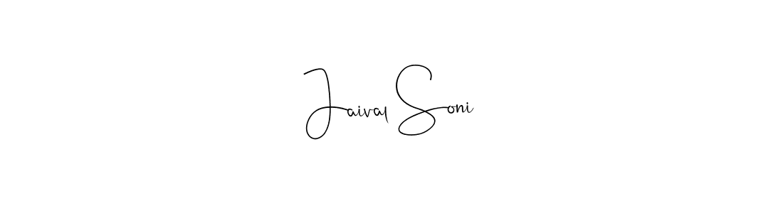 Use a signature maker to create a handwritten signature online. With this signature software, you can design (Andilay-7BmLP) your own signature for name Jaival Soni. Jaival Soni signature style 4 images and pictures png