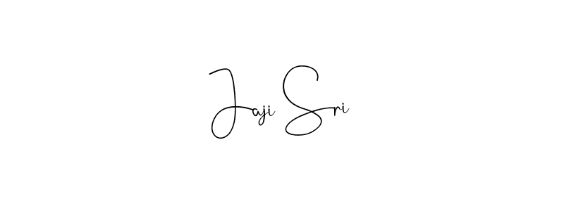 if you are searching for the best signature style for your name Jaji Sri. so please give up your signature search. here we have designed multiple signature styles  using Andilay-7BmLP. Jaji Sri signature style 4 images and pictures png