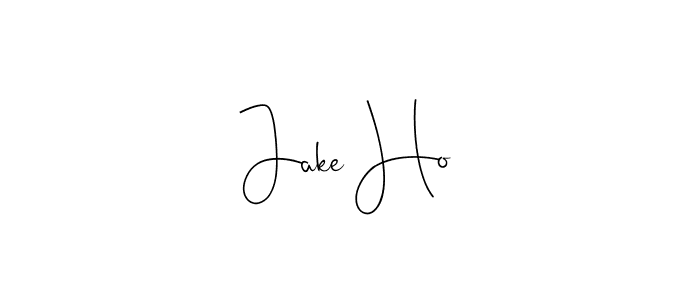 Also You can easily find your signature by using the search form. We will create Jake Ho name handwritten signature images for you free of cost using Andilay-7BmLP sign style. Jake Ho signature style 4 images and pictures png