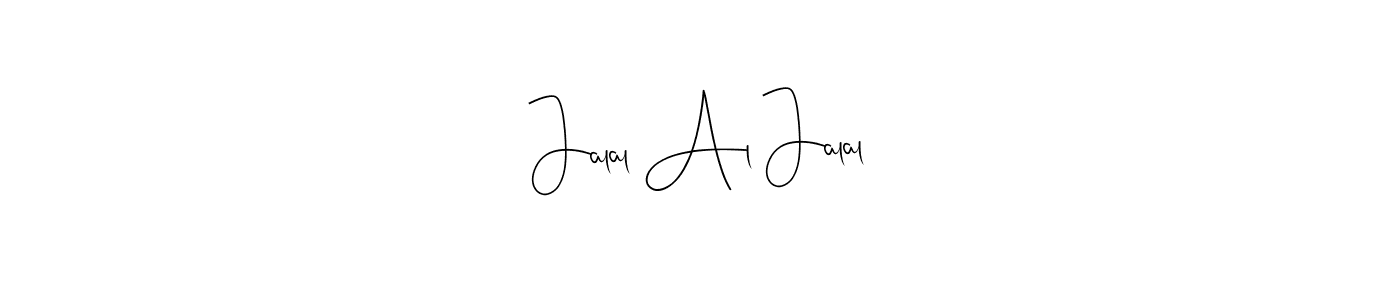You should practise on your own different ways (Andilay-7BmLP) to write your name (Jalal Al Jalal) in signature. don't let someone else do it for you. Jalal Al Jalal signature style 4 images and pictures png