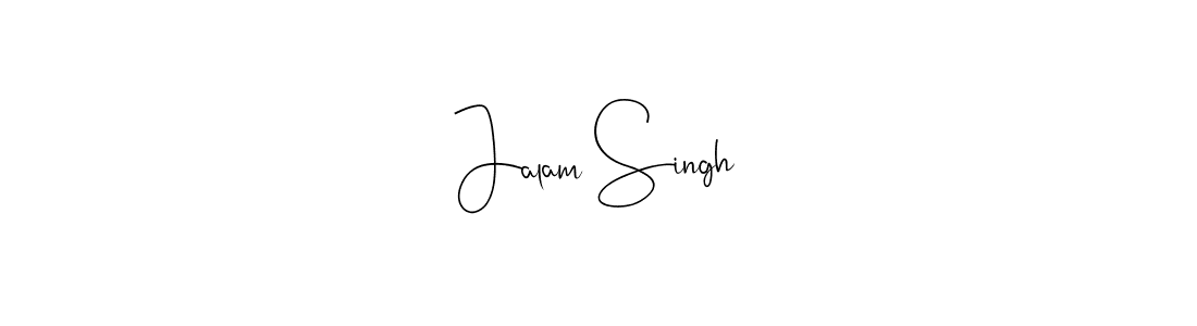 Design your own signature with our free online signature maker. With this signature software, you can create a handwritten (Andilay-7BmLP) signature for name Jalam Singh. Jalam Singh signature style 4 images and pictures png