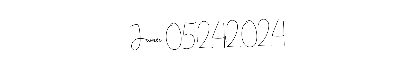 Create a beautiful signature design for name James 05l24l2024. With this signature (Andilay-7BmLP) fonts, you can make a handwritten signature for free. James 05l24l2024 signature style 4 images and pictures png