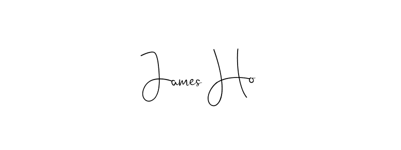 Create a beautiful signature design for name James Ho. With this signature (Andilay-7BmLP) fonts, you can make a handwritten signature for free. James Ho signature style 4 images and pictures png