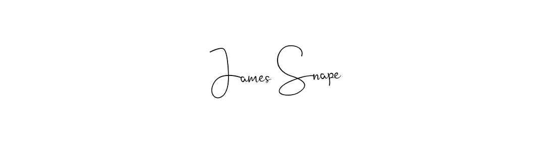 Make a beautiful signature design for name James Snape. With this signature (Andilay-7BmLP) style, you can create a handwritten signature for free. James Snape signature style 4 images and pictures png