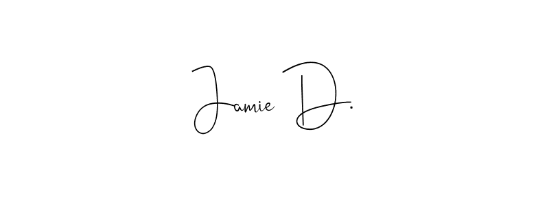 How to make Jamie D. signature? Andilay-7BmLP is a professional autograph style. Create handwritten signature for Jamie D. name. Jamie D. signature style 4 images and pictures png