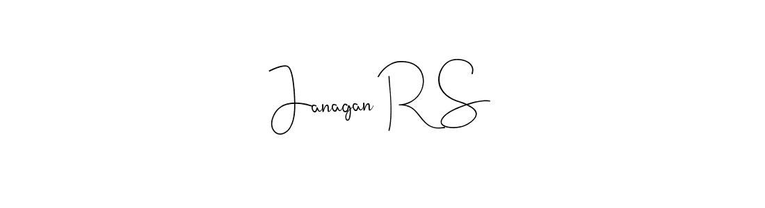 It looks lik you need a new signature style for name Janagan R S. Design unique handwritten (Andilay-7BmLP) signature with our free signature maker in just a few clicks. Janagan R S signature style 4 images and pictures png