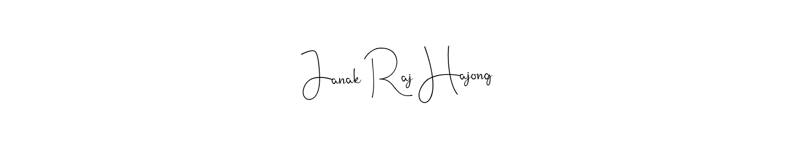 Use a signature maker to create a handwritten signature online. With this signature software, you can design (Andilay-7BmLP) your own signature for name Janak Raj Hajong. Janak Raj Hajong signature style 4 images and pictures png