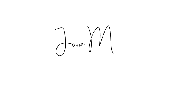 Use a signature maker to create a handwritten signature online. With this signature software, you can design (Andilay-7BmLP) your own signature for name Jane M. Jane M signature style 4 images and pictures png