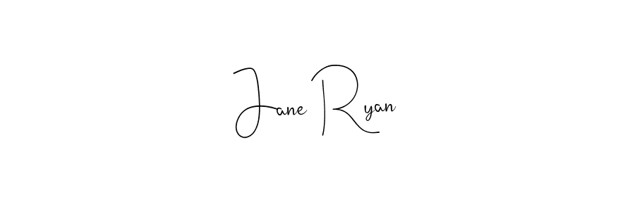 if you are searching for the best signature style for your name Jane Ryan. so please give up your signature search. here we have designed multiple signature styles  using Andilay-7BmLP. Jane Ryan signature style 4 images and pictures png