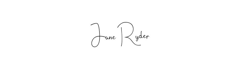 How to make Jane Ryder name signature. Use Andilay-7BmLP style for creating short signs online. This is the latest handwritten sign. Jane Ryder signature style 4 images and pictures png