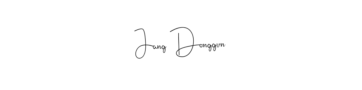 Jang Donggun stylish signature style. Best Handwritten Sign (Andilay-7BmLP) for my name. Handwritten Signature Collection Ideas for my name Jang Donggun. Jang Donggun signature style 4 images and pictures png