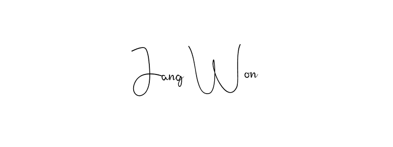 Make a beautiful signature design for name Jang Won. Use this online signature maker to create a handwritten signature for free. Jang Won signature style 4 images and pictures png