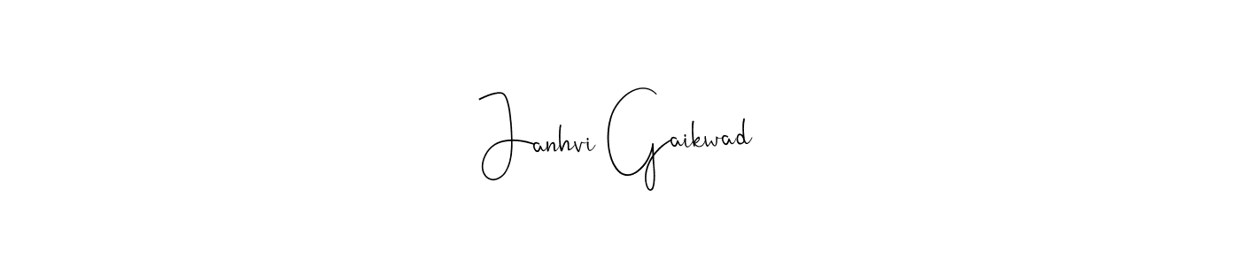 Make a beautiful signature design for name Janhvi Gaikwad. Use this online signature maker to create a handwritten signature for free. Janhvi Gaikwad signature style 4 images and pictures png