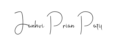 Use a signature maker to create a handwritten signature online. With this signature software, you can design (Andilay-7BmLP) your own signature for name Janhvi Prian Patil. Janhvi Prian Patil signature style 4 images and pictures png
