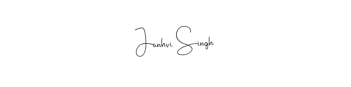 The best way (Andilay-7BmLP) to make a short signature is to pick only two or three words in your name. The name Janhvi Singh include a total of six letters. For converting this name. Janhvi Singh signature style 4 images and pictures png