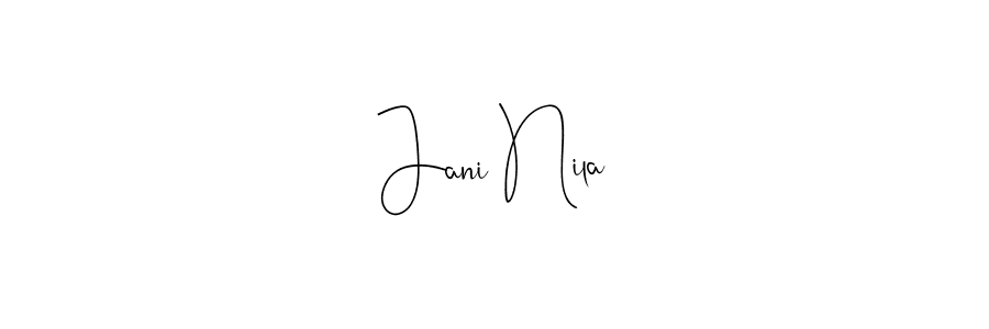 Make a beautiful signature design for name Jani Nila. Use this online signature maker to create a handwritten signature for free. Jani Nila signature style 4 images and pictures png