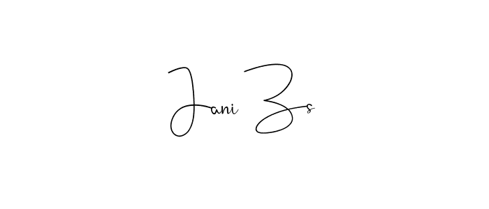 How to make Jani Zs signature? Andilay-7BmLP is a professional autograph style. Create handwritten signature for Jani Zs name. Jani Zs signature style 4 images and pictures png