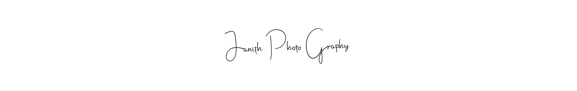 This is the best signature style for the Janith Photo Graphy name. Also you like these signature font (Andilay-7BmLP). Mix name signature. Janith Photo Graphy signature style 4 images and pictures png