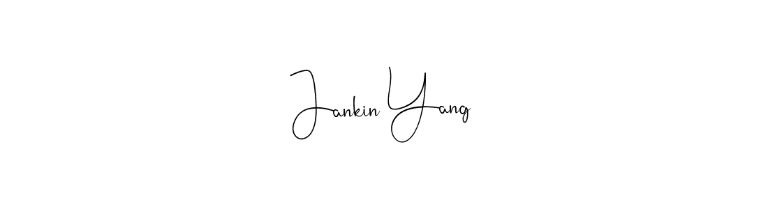 The best way (Andilay-7BmLP) to make a short signature is to pick only two or three words in your name. The name Jankin Yang include a total of six letters. For converting this name. Jankin Yang signature style 4 images and pictures png