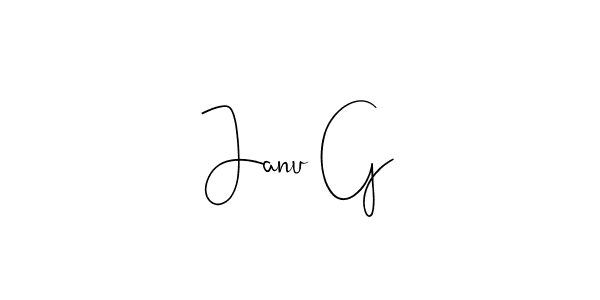 Best and Professional Signature Style for Janu G. Andilay-7BmLP Best Signature Style Collection. Janu G signature style 4 images and pictures png