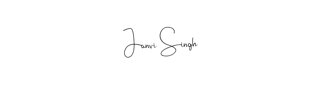You should practise on your own different ways (Andilay-7BmLP) to write your name (Janvi Singh) in signature. don't let someone else do it for you. Janvi Singh signature style 4 images and pictures png