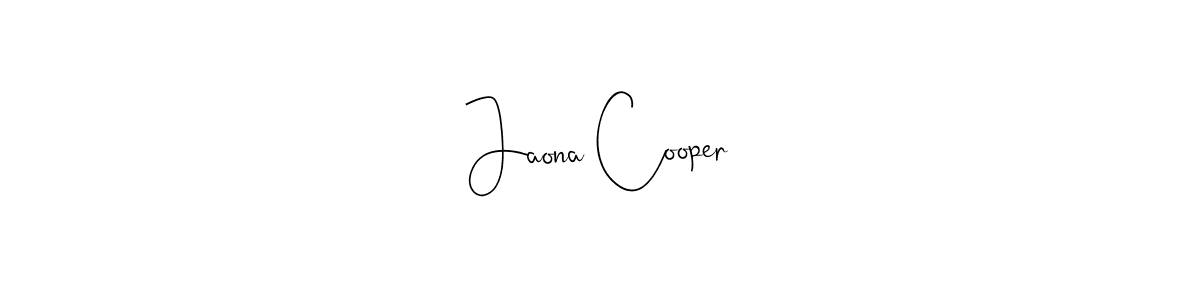 Here are the top 10 professional signature styles for the name Jaona Cooper. These are the best autograph styles you can use for your name. Jaona Cooper signature style 4 images and pictures png