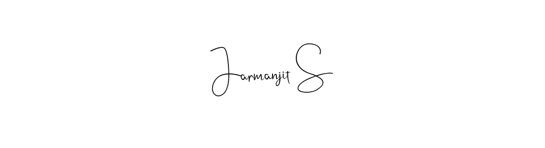 if you are searching for the best signature style for your name Jarmanjit S. so please give up your signature search. here we have designed multiple signature styles  using Andilay-7BmLP. Jarmanjit S signature style 4 images and pictures png