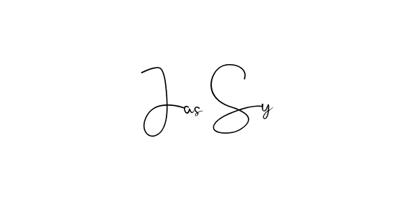 Make a beautiful signature design for name Jas Sy. Use this online signature maker to create a handwritten signature for free. Jas Sy signature style 4 images and pictures png