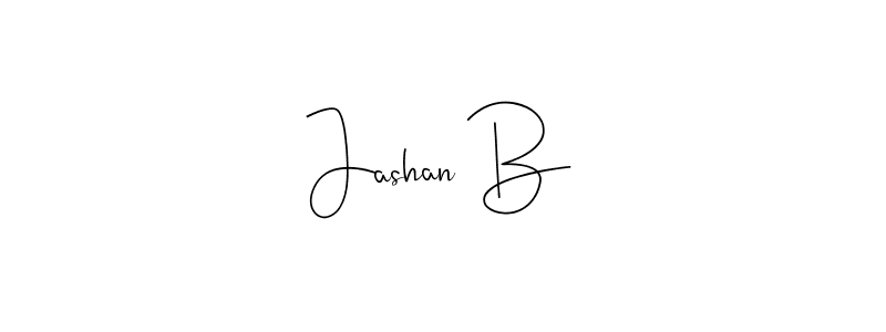 Jashan B stylish signature style. Best Handwritten Sign (Andilay-7BmLP) for my name. Handwritten Signature Collection Ideas for my name Jashan B. Jashan B signature style 4 images and pictures png