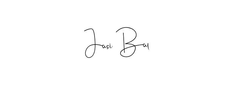 Design your own signature with our free online signature maker. With this signature software, you can create a handwritten (Andilay-7BmLP) signature for name Jasi Bal. Jasi Bal signature style 4 images and pictures png