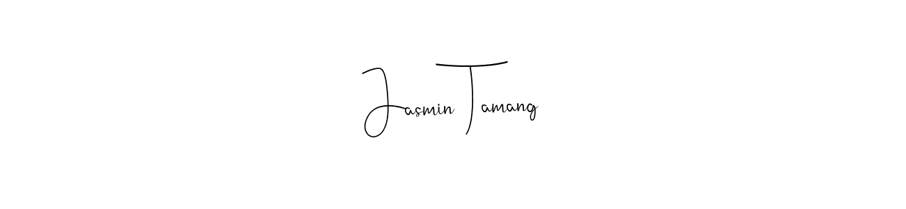 Andilay-7BmLP is a professional signature style that is perfect for those who want to add a touch of class to their signature. It is also a great choice for those who want to make their signature more unique. Get Jasmin Tamang name to fancy signature for free. Jasmin Tamang signature style 4 images and pictures png