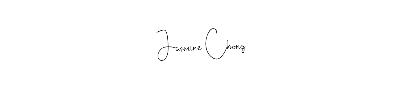 Create a beautiful signature design for name Jasmine Chong. With this signature (Andilay-7BmLP) fonts, you can make a handwritten signature for free. Jasmine Chong signature style 4 images and pictures png