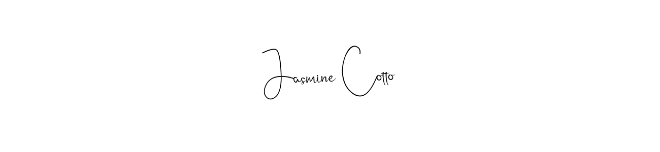 Jasmine Cotto stylish signature style. Best Handwritten Sign (Andilay-7BmLP) for my name. Handwritten Signature Collection Ideas for my name Jasmine Cotto. Jasmine Cotto signature style 4 images and pictures png