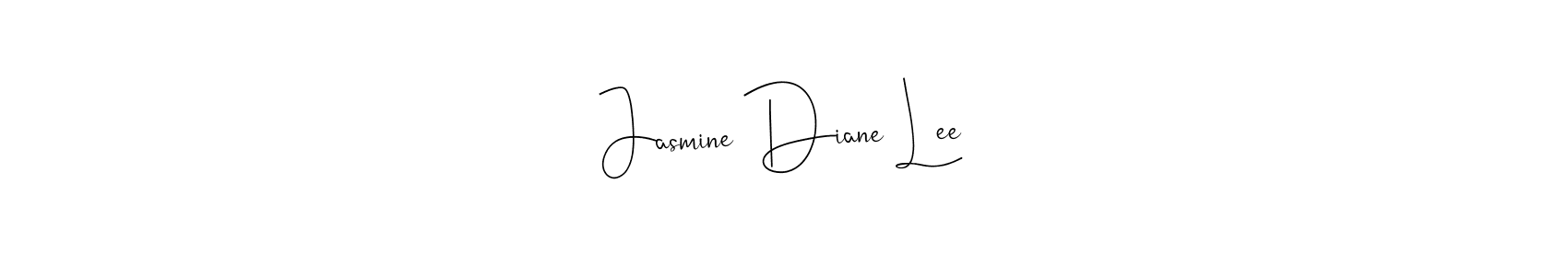 Jasmine Diane Lee stylish signature style. Best Handwritten Sign (Andilay-7BmLP) for my name. Handwritten Signature Collection Ideas for my name Jasmine Diane Lee. Jasmine Diane Lee signature style 4 images and pictures png