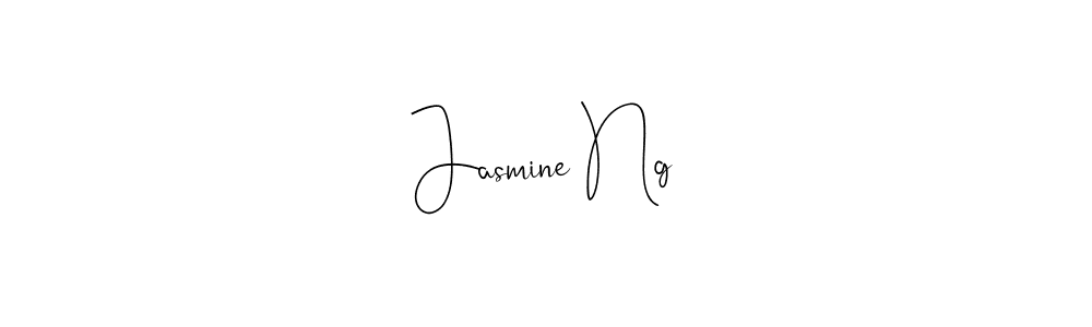 Use a signature maker to create a handwritten signature online. With this signature software, you can design (Andilay-7BmLP) your own signature for name Jasmine Ng. Jasmine Ng signature style 4 images and pictures png