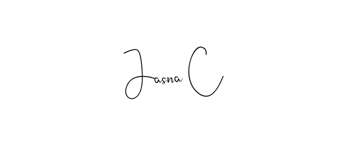 Make a short Jasna C signature style. Manage your documents anywhere anytime using Andilay-7BmLP. Create and add eSignatures, submit forms, share and send files easily. Jasna C signature style 4 images and pictures png
