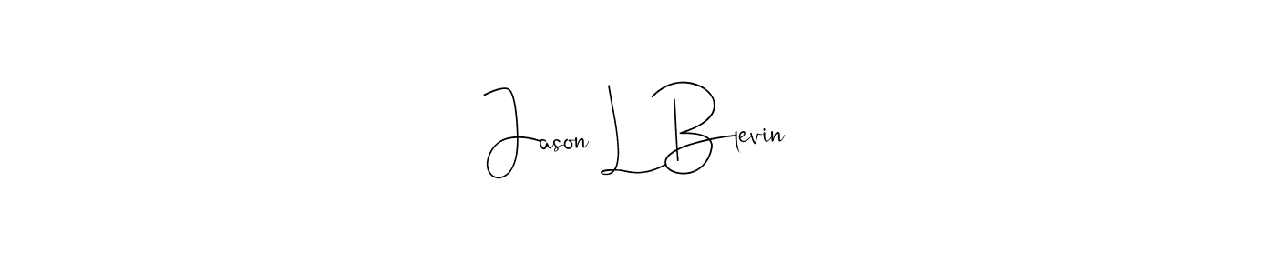 The best way (Andilay-7BmLP) to make a short signature is to pick only two or three words in your name. The name Jason L Blevin include a total of six letters. For converting this name. Jason L Blevin signature style 4 images and pictures png