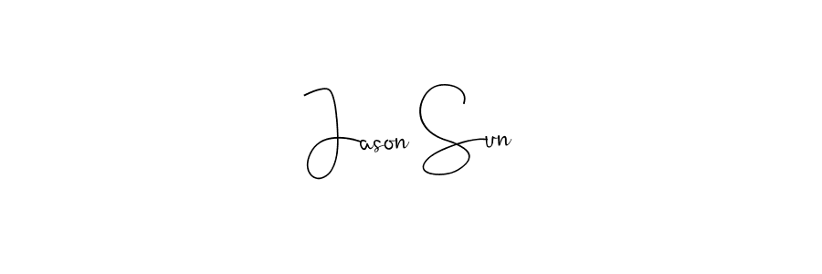 Also You can easily find your signature by using the search form. We will create Jason Sun name handwritten signature images for you free of cost using Andilay-7BmLP sign style. Jason Sun signature style 4 images and pictures png