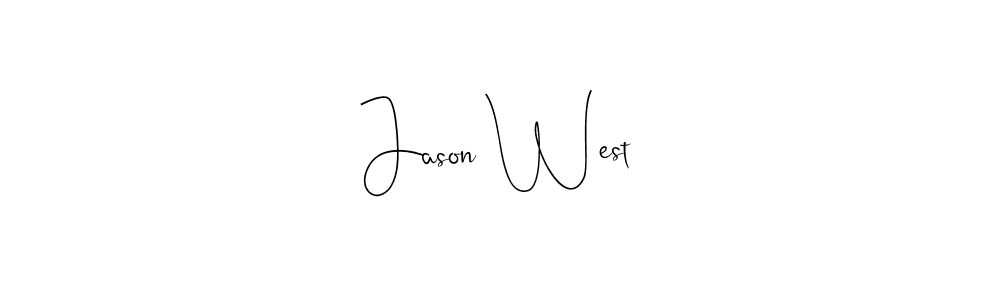 Use a signature maker to create a handwritten signature online. With this signature software, you can design (Andilay-7BmLP) your own signature for name Jason West. Jason West signature style 4 images and pictures png