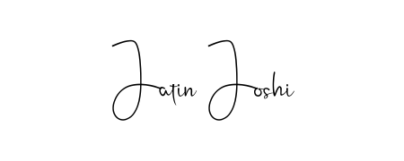 Give your name Jatin Joshi an exquisite flair with the Andilay-7BmLP script font. Ideal for contracts, resumes, and formal letterheads. Jatin Joshi signature style 4 images and pictures png