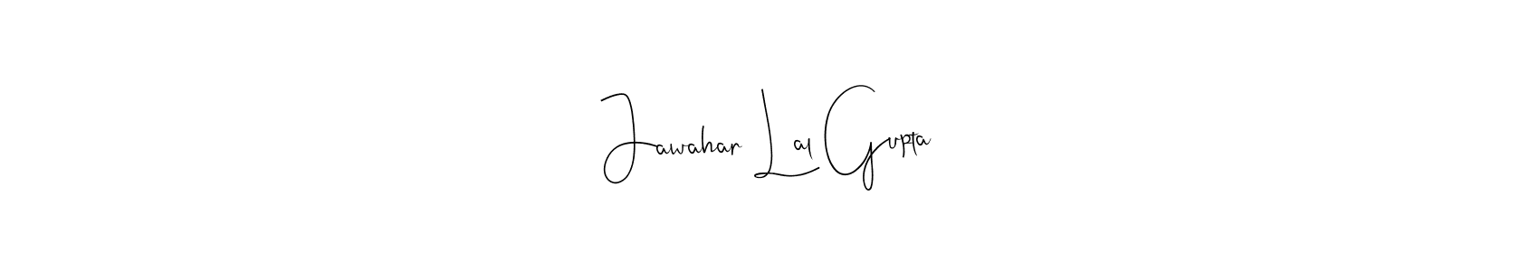Andilay-7BmLP is a professional signature style that is perfect for those who want to add a touch of class to their signature. It is also a great choice for those who want to make their signature more unique. Get Jawahar Lal Gupta name to fancy signature for free. Jawahar Lal Gupta signature style 4 images and pictures png