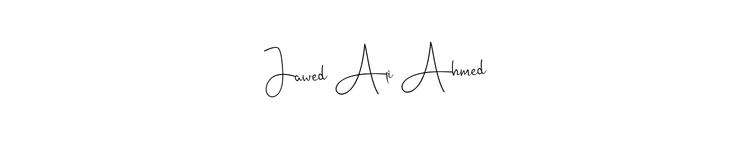 It looks lik you need a new signature style for name Jawed Ali Ahmed. Design unique handwritten (Andilay-7BmLP) signature with our free signature maker in just a few clicks. Jawed Ali Ahmed signature style 4 images and pictures png