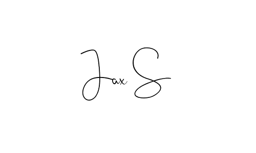 Design your own signature with our free online signature maker. With this signature software, you can create a handwritten (Andilay-7BmLP) signature for name Jax S. Jax S signature style 4 images and pictures png
