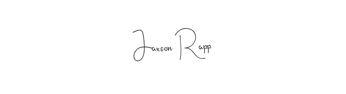 Use a signature maker to create a handwritten signature online. With this signature software, you can design (Andilay-7BmLP) your own signature for name Jaxson Rapp. Jaxson Rapp signature style 4 images and pictures png
