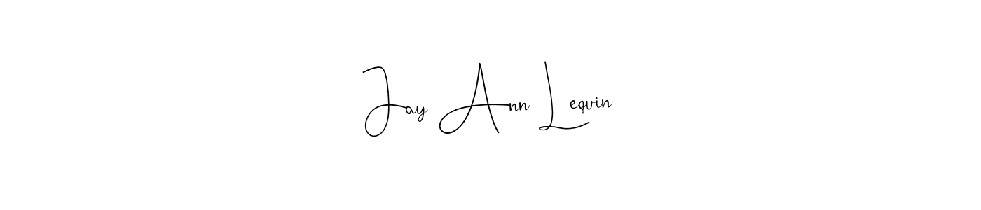 Also You can easily find your signature by using the search form. We will create Jay Ann Lequin name handwritten signature images for you free of cost using Andilay-7BmLP sign style. Jay Ann Lequin signature style 4 images and pictures png