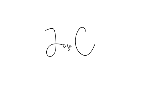 Design your own signature with our free online signature maker. With this signature software, you can create a handwritten (Andilay-7BmLP) signature for name Jay C. Jay C signature style 4 images and pictures png