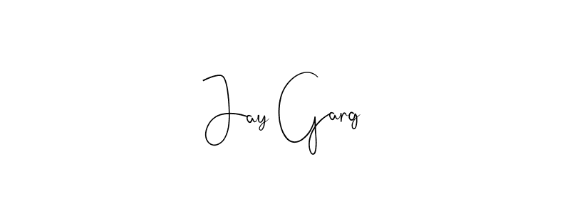 Make a beautiful signature design for name Jay Garg. With this signature (Andilay-7BmLP) style, you can create a handwritten signature for free. Jay Garg signature style 4 images and pictures png